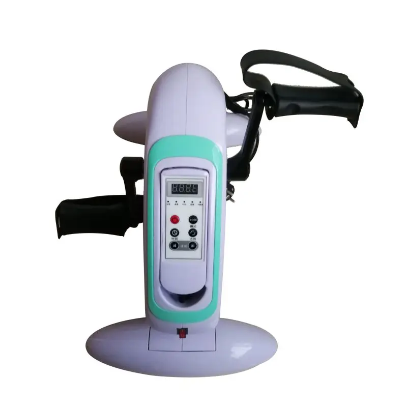 Arm Leg Electric Pedal Bicycle Exerciser Electric Mini Exerciser Bike Elderly Rehabilitation Trainer With Lcd Display Home Use