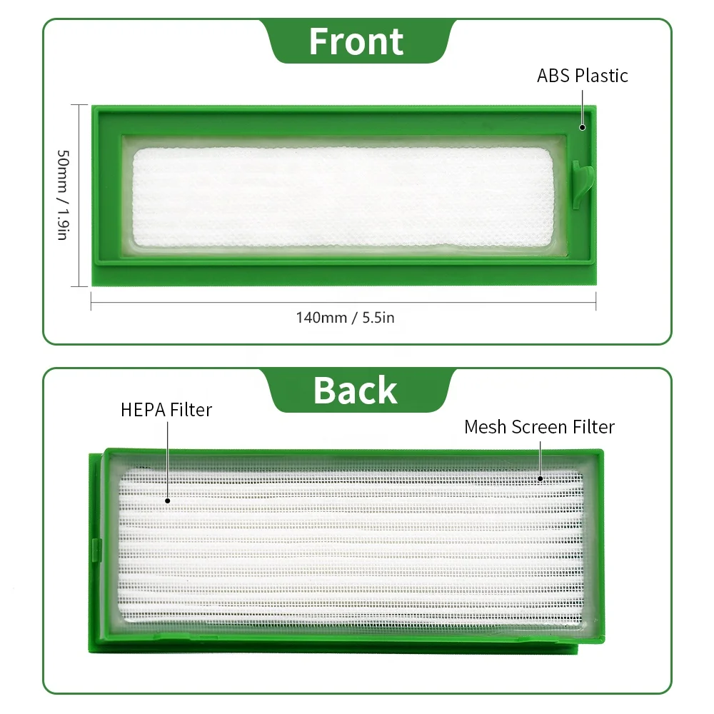 Filters for Vorwerk Kobold VR200 VR300 Robot Vacuum Cleaners Parts Accessories