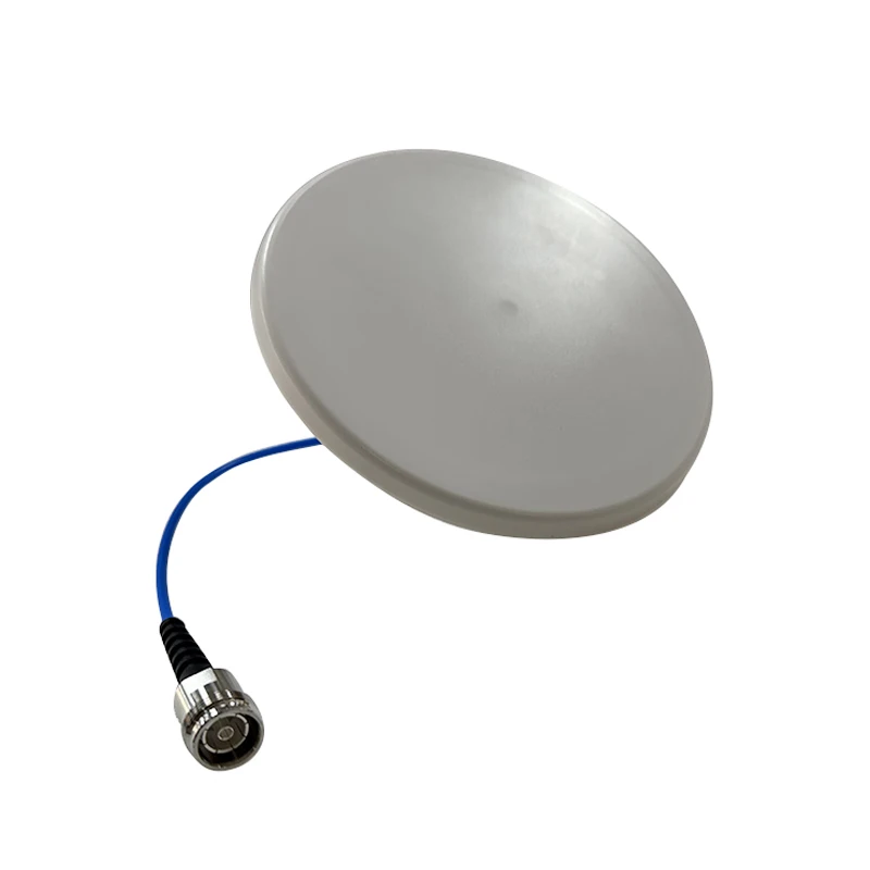 Easy Install 600-6000MHz SISO High Gain Slim Omni Ceiling Antenna 2/5dBi with -153dBc PIM