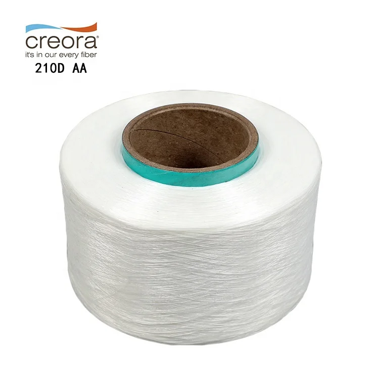 Original carton Chinese factory naked elastic thread creora 210D AA top grade clear bare spandex yarn