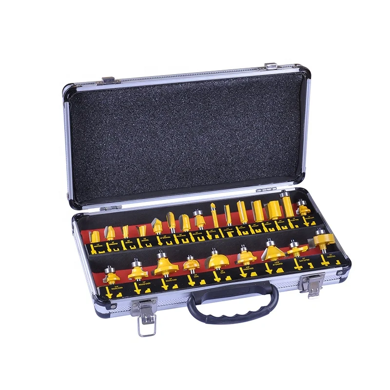 cnc router bits Box Package Tool Sets 24/35/50 set Carpentry drill bit set for wood MDF