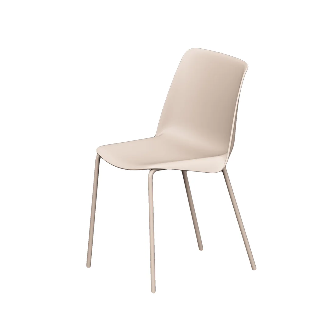Factory New Design Modern Home Furniture metal legs Plastic Dining Chair