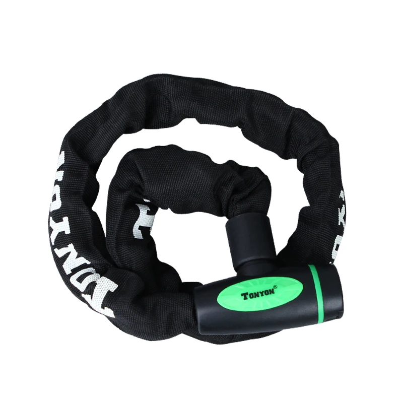 TONYON Motorcycle parts  High quality materials bike chain lock  antitheft motorcycle lock chain lock