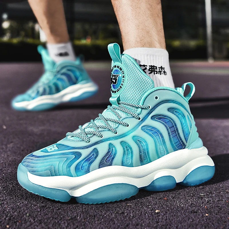 2021 New Arrival Casual Men Sneakers Basketball Shoes  Anti-slip Zapatillas Hombre Sport Shoes