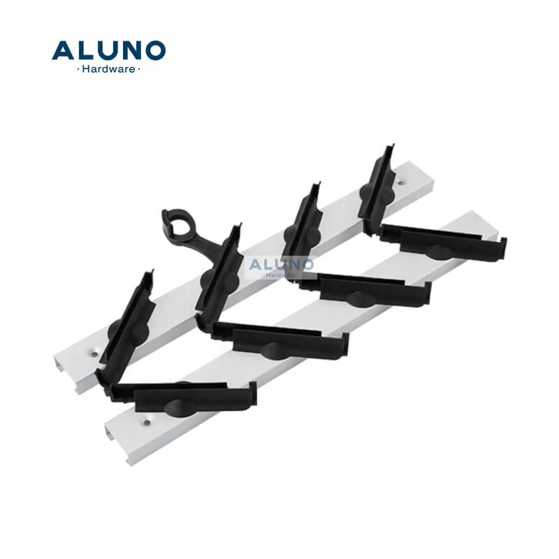 Aluno Customizing Dust Control Black Glass Aluminum Windows Louver Louvers Frames Jalousie Window Frame