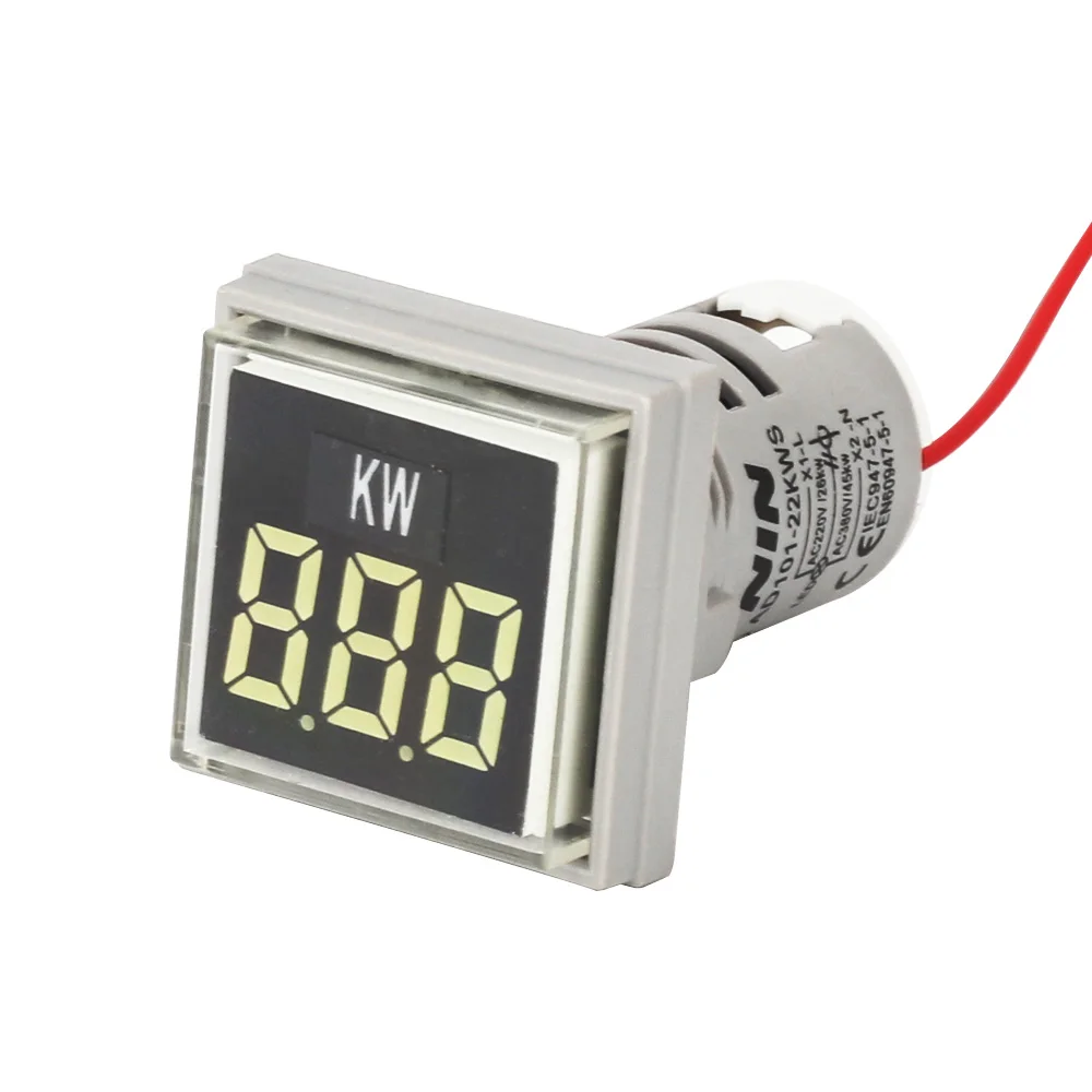 22mm white indicator power meter