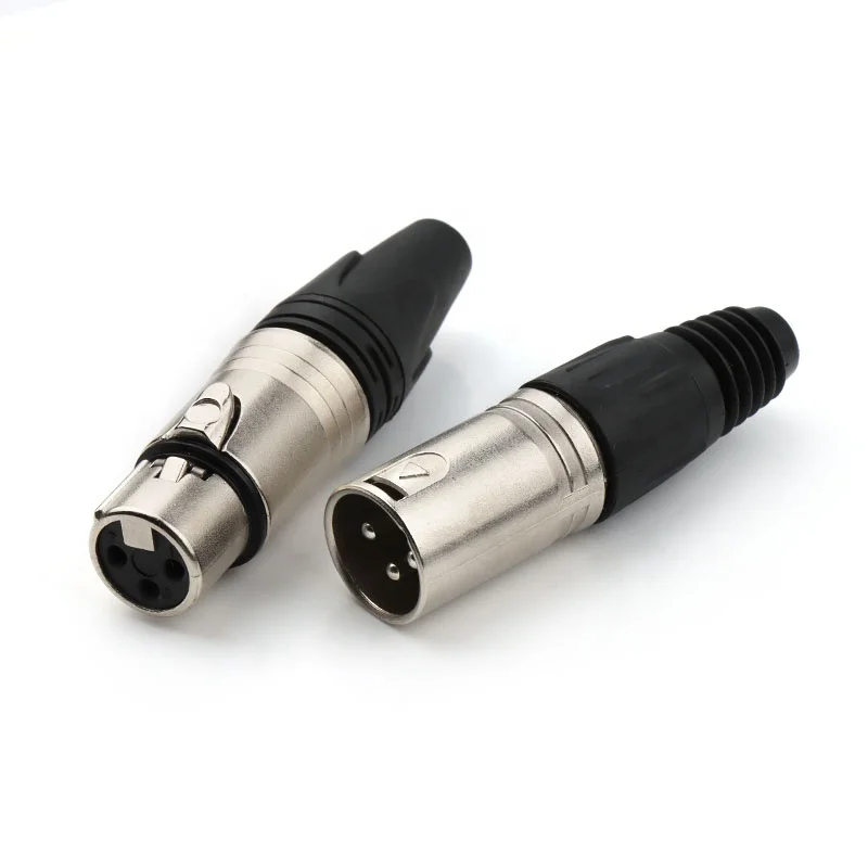 audio video 3 pin xlr cable connector 3 Pin Female Male nc3fxx XLR Connector