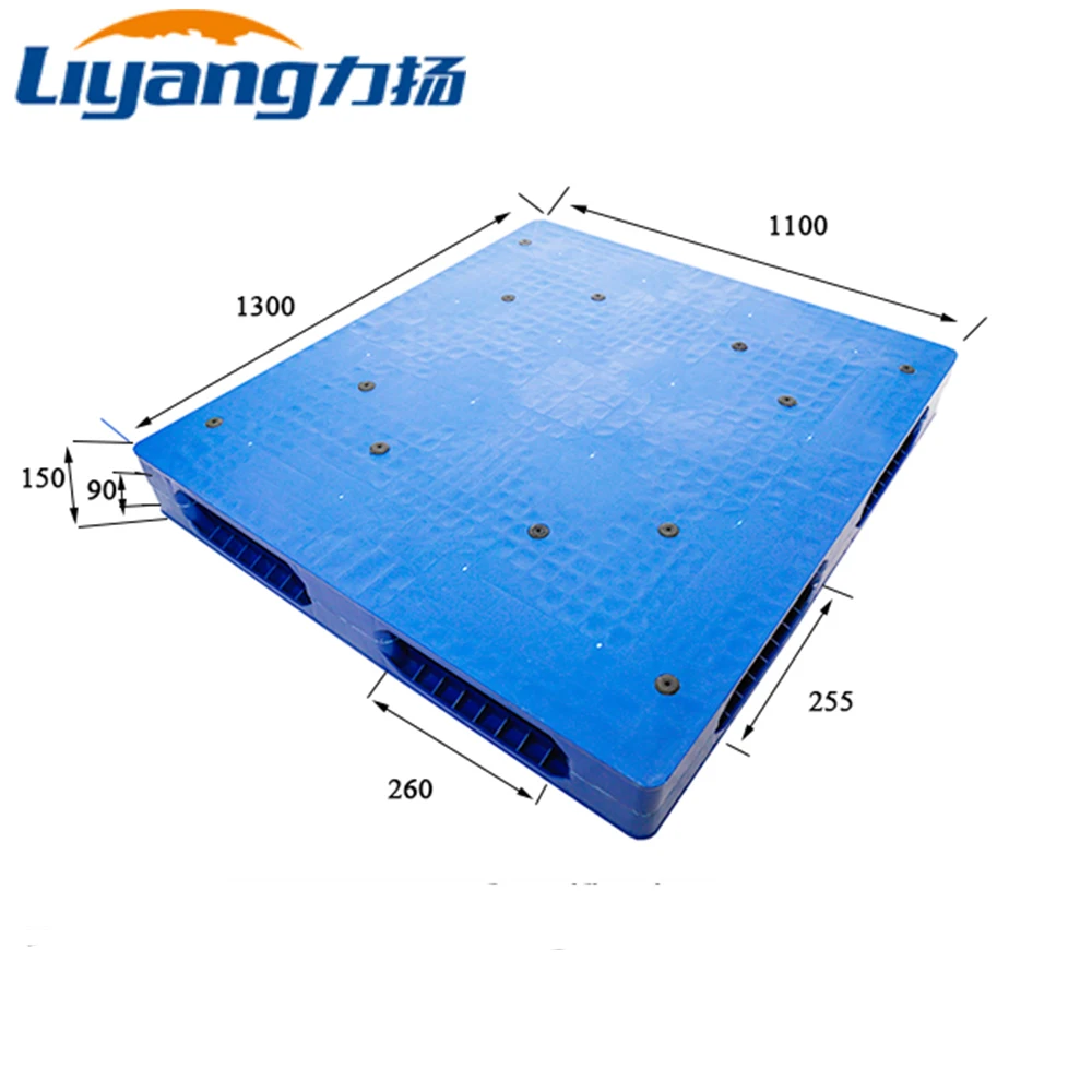 Double Faced Smooth Surface Cheap Heavy Duty Large Warehouse Storage Grid Surface HDPE Plastic Pallet for sale