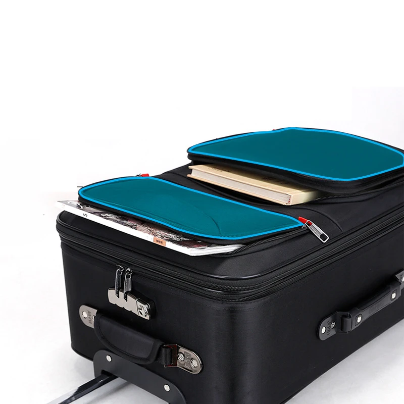 Large Capacity Men Universal Wheel Students Oxford Cloth Travel Luggage Bag Password Travel Box Business Suitcase Luggage