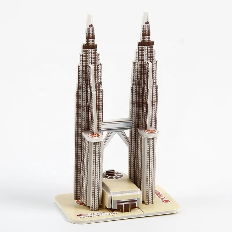 3d building adult foam puzzle building model for kids