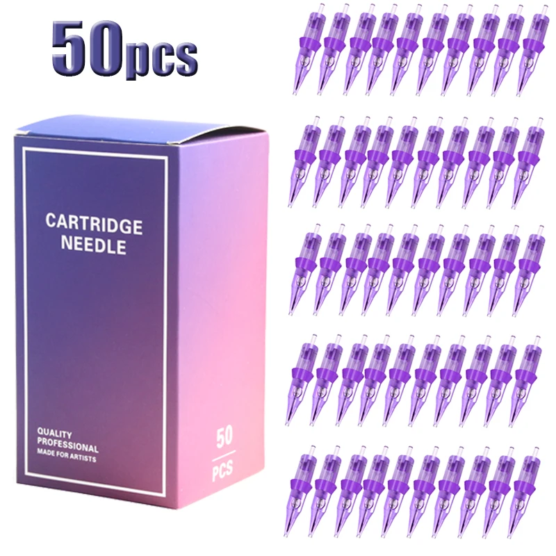 50pcs/box tattoo cartridge needle wholesale SMP Tattoo Needle Cartridge 3RL 5RL scalp micropigmentation Eyebrow needle