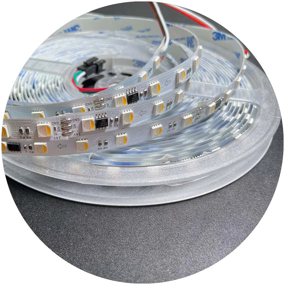 4 in 1 5 in 1 DC12V DC24V programming digital magic smd3535 smd3838 smd2835 5050 magic RGB RGBW RGBWW RGBCCT ic led strip
