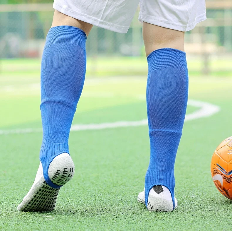 Adult Long Tube Football Socks Training Soft Thickened Breathable Long Tube Non Slip Grey Football Socks