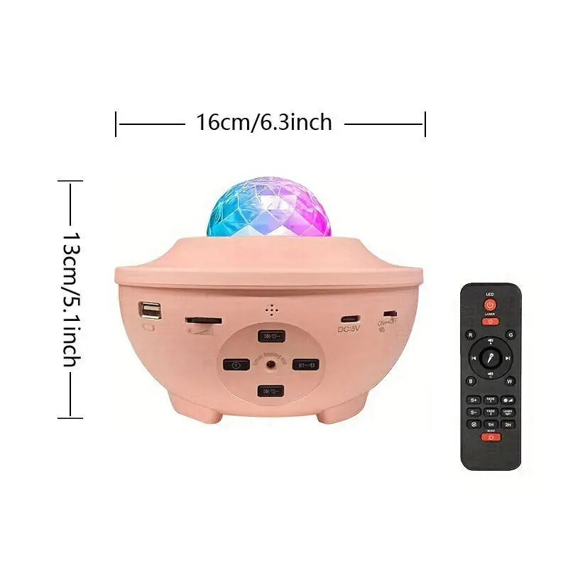 Creative Smart LED Night Sky Star Projector Light Laser Star Projector Bluetooth Music Speaker Projector With Remote Control
