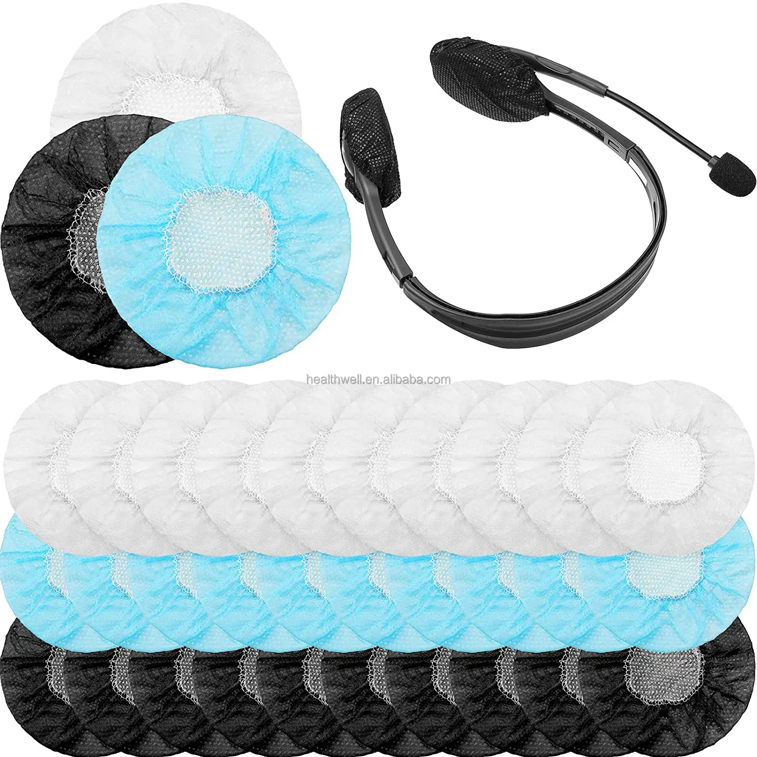 Internet Cafe Internet Cafe 10-12cm Universal Non-woven Disposable Earphone Cover