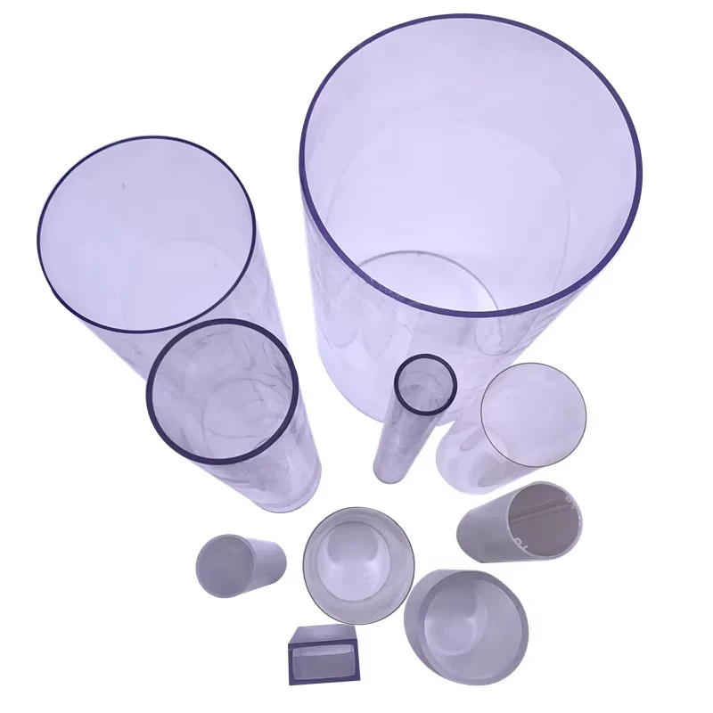 Pmma ps ldpe Поликарбонат abs pp ПВХ трубы квадратный специальный дизайн широко прозрачная пластиковая труба