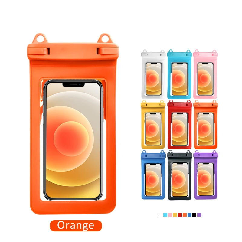 Customized logo water proof mobile phone cover for all phone waterproof mobile phone bags for iphone case