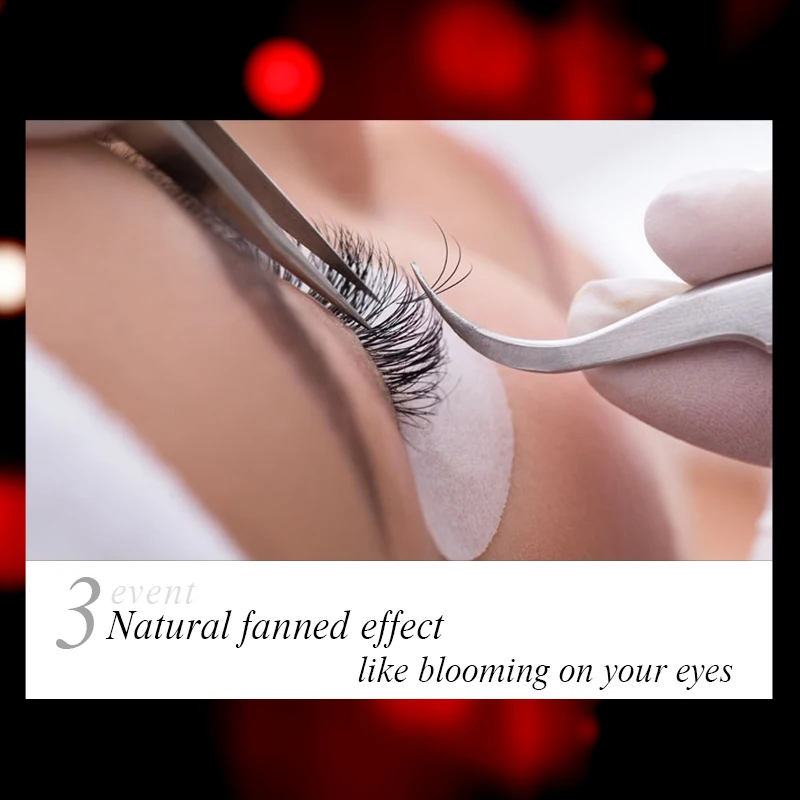 Free Sample Natural Soft custom made korea PBT fibre private label lash extension individual eyelash extension