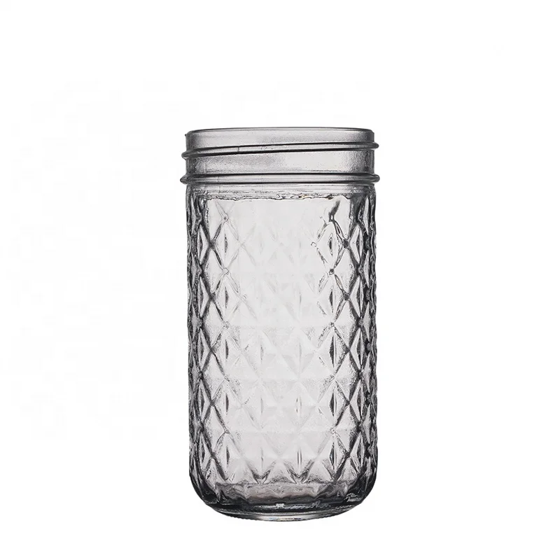 Berlin Packaging Wholesale Packing Round Wide Mouth Food Storage Beverage Honey Glass Mason Jars With Aluminum Lids