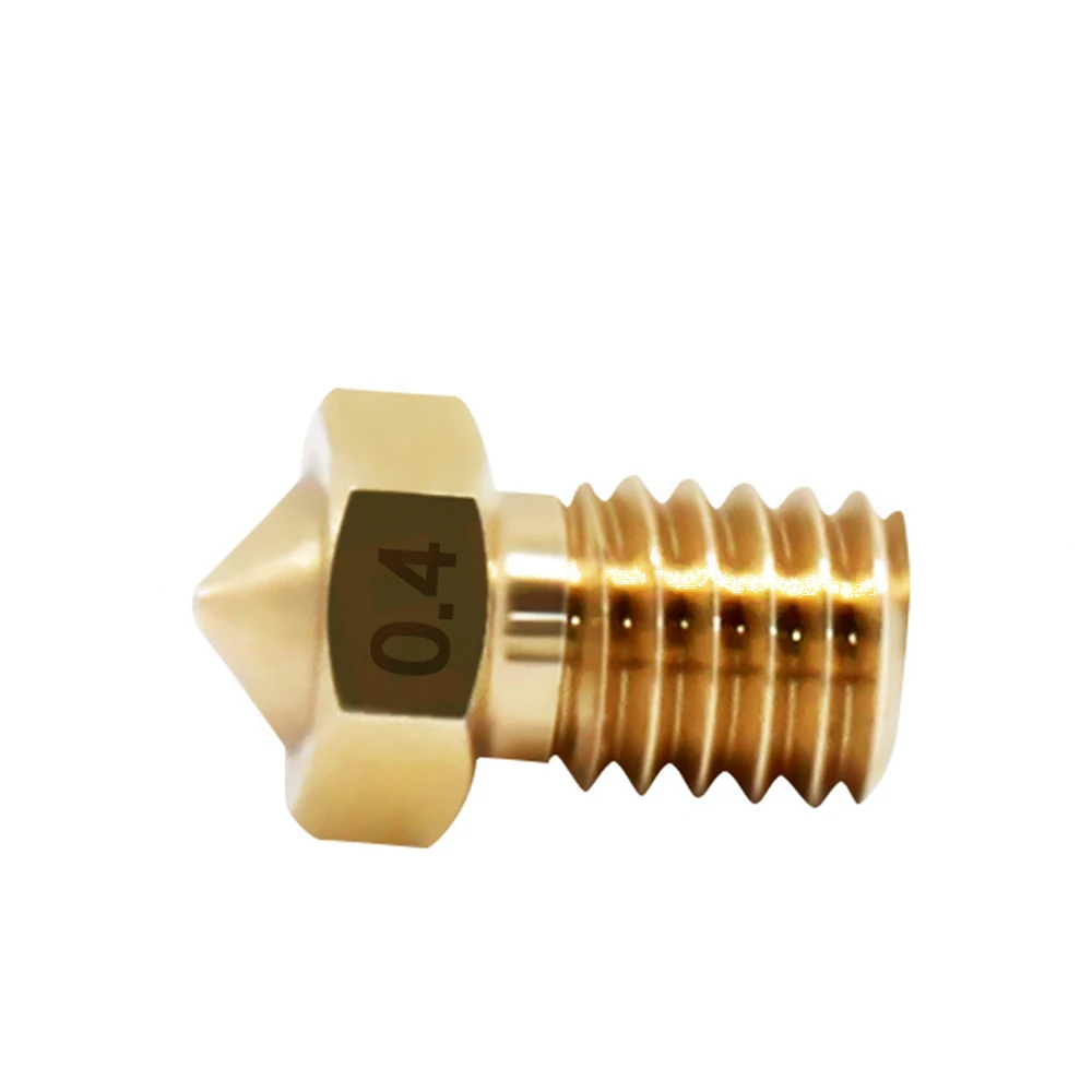 E3D Nozzles 3D Print Parts Extruder Brass Nozzles for V5 V6 3D Printer Accessories M6 Threaded Extruder Print Head