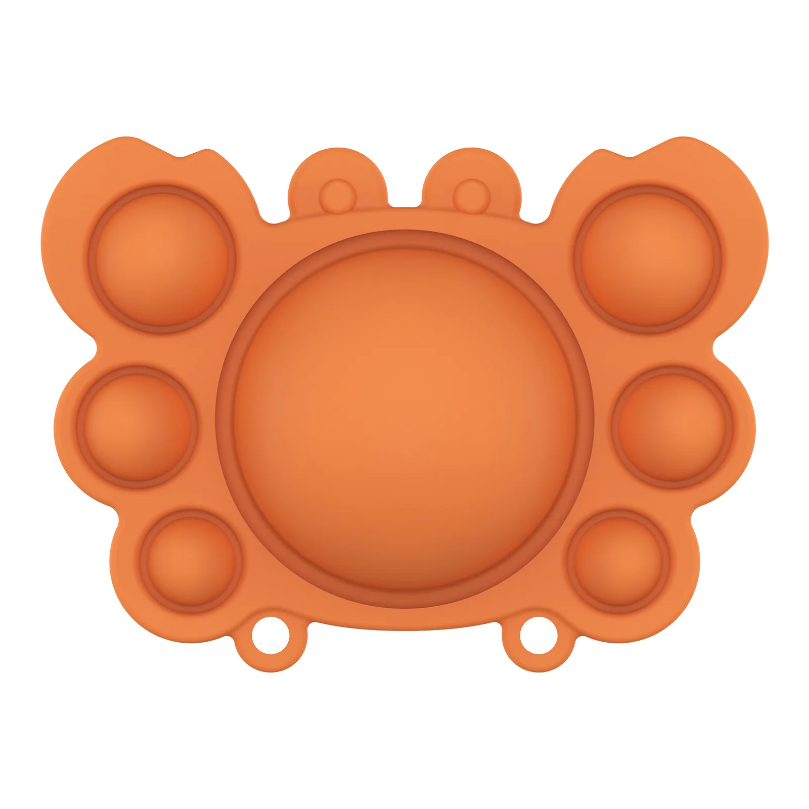 
Simple Anti Stress Relief Push Pops Bubble Pack Keychain Big Rainbow Kids New Fidget Sensory Toy Pops It Fidget Toys Set 