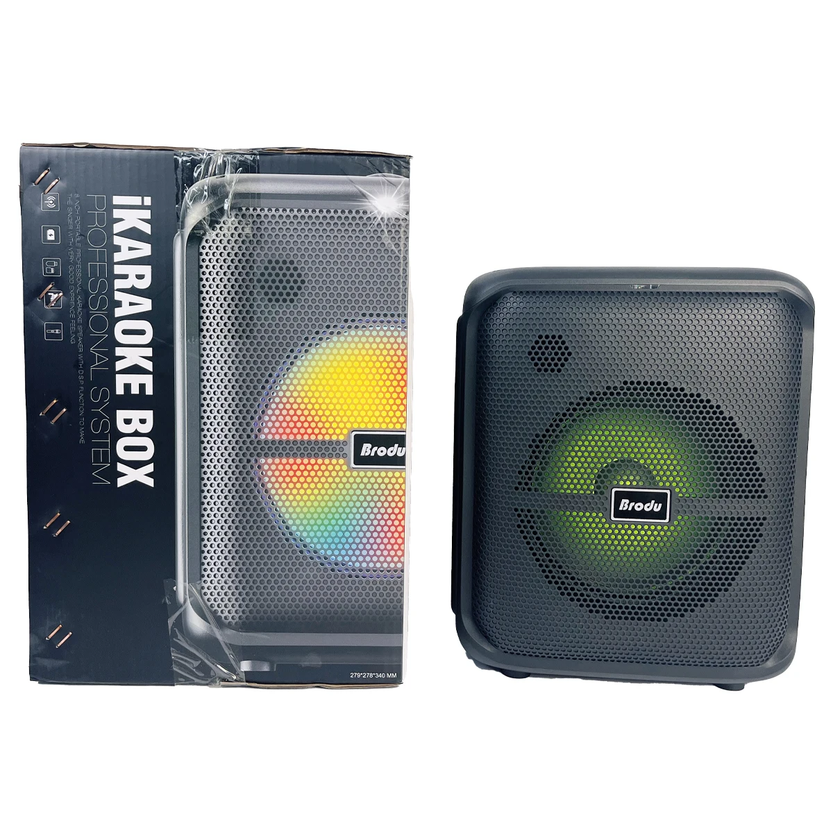 8 Inch 30W Band Full RadioPortability Wireless Kts Fm tereo Mini Sound Speaker Portable Radio Karaoke Microphones