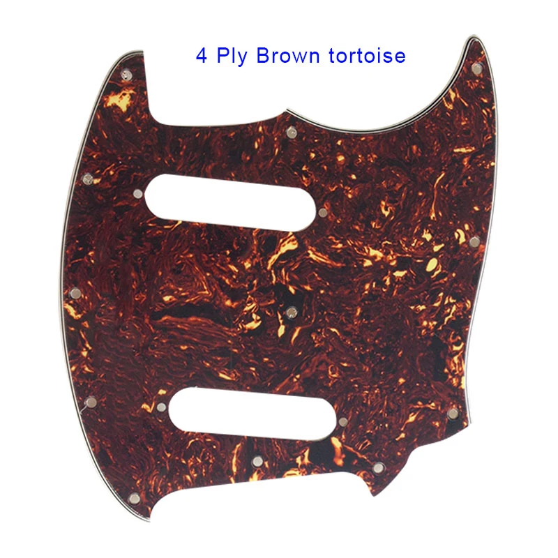 leroo Guitar parts Pickguard  FD American Mustang Guitar Pick guard No control hole best quality guitarra Scratch Plate