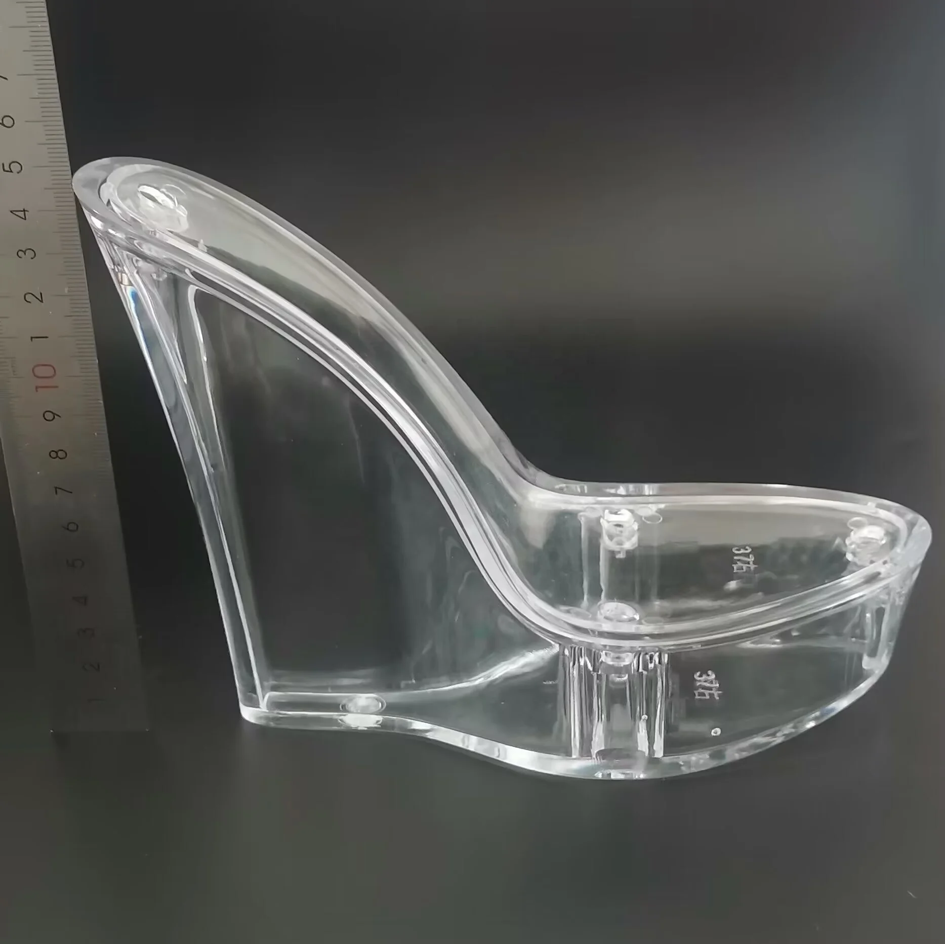 14.5cm woman high heel wedge clear sole for shoe making