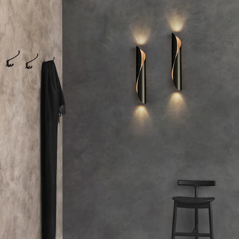 
Contemporary hotel bedside LED wall lights decorative living room indoor modern wall light 