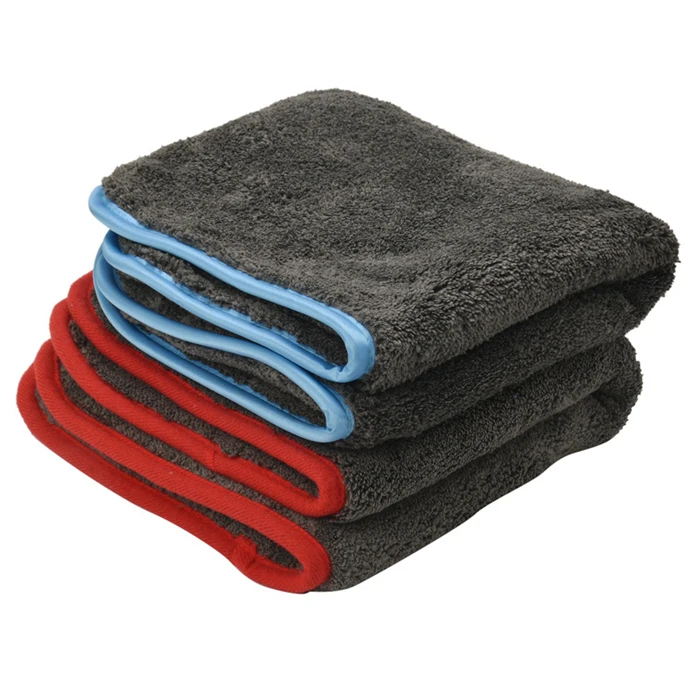 Microfiber Car Wash Cloth 600gsm 40x40 cm Microfiber Cleaning Towels Green Quickly Dry Car