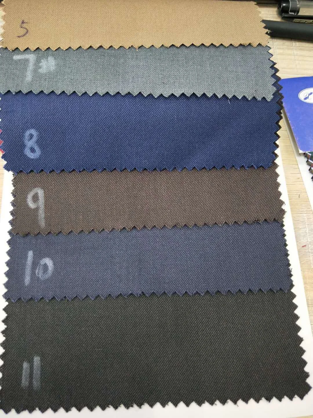 Hot Sale Tr Fabric Supplier Mens Twill Suiting Polyester Viscose for Saudi Arabia