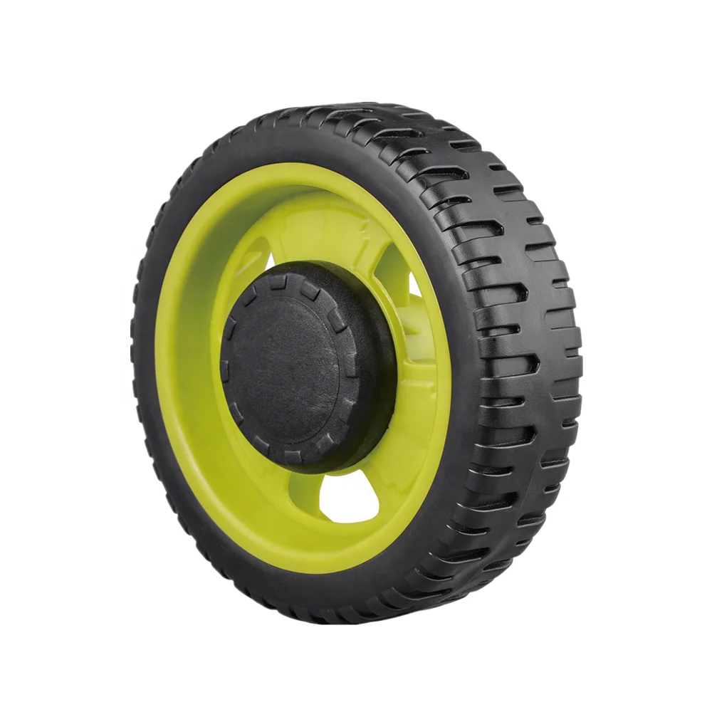 6 inch plastic car cooler wheels for lawn mower, plastic ice barrel beach cooler box, bbq grill wheels