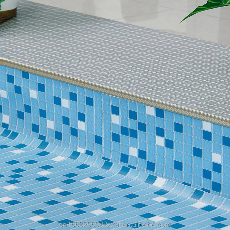 OEM pvc lining swimming pool liners  blue swimming pool Vinyl Accessories plastic pool liner Liner with Anti-UV