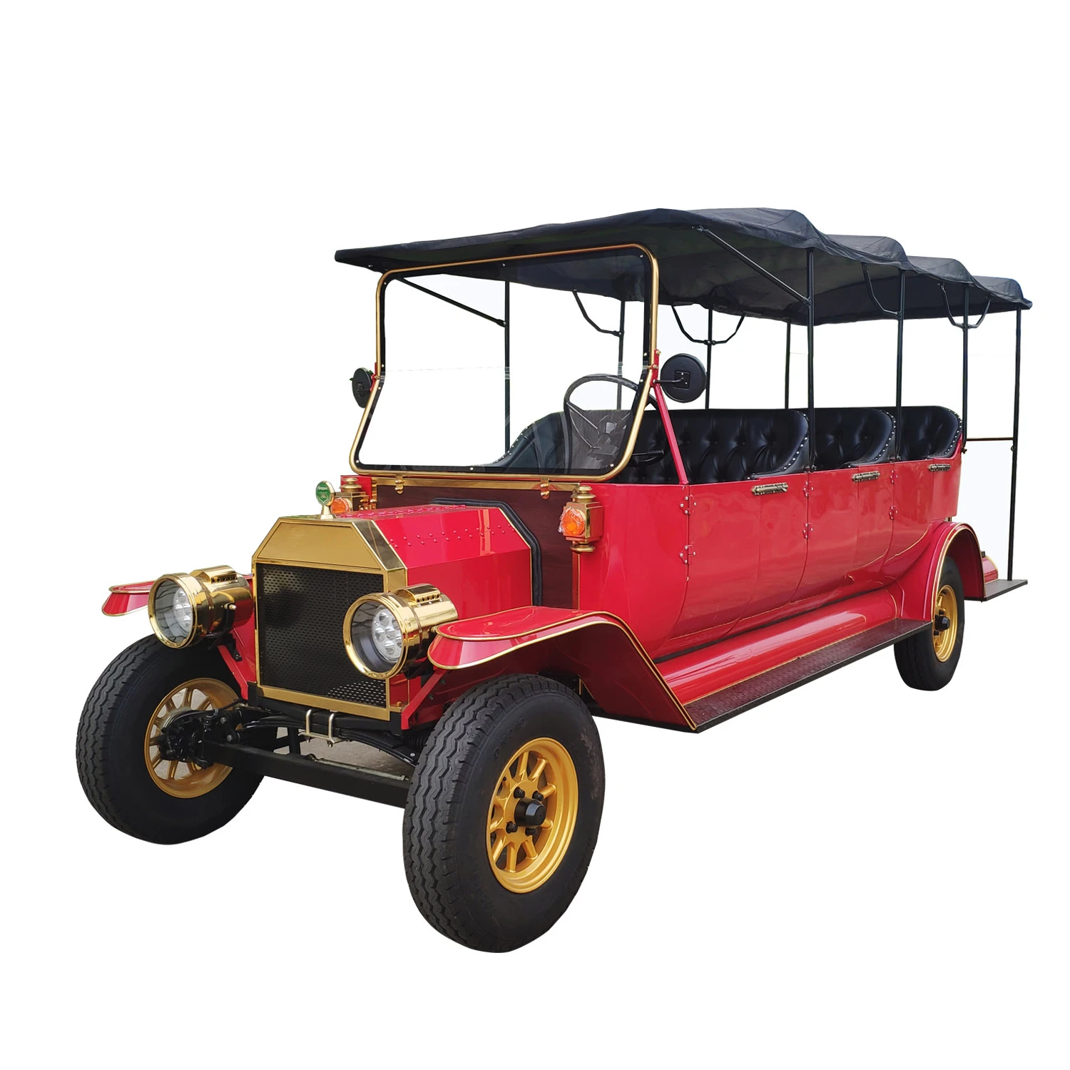 12 Passenger Bus Golf  Electric  vintage Car Used  On Scenic Area