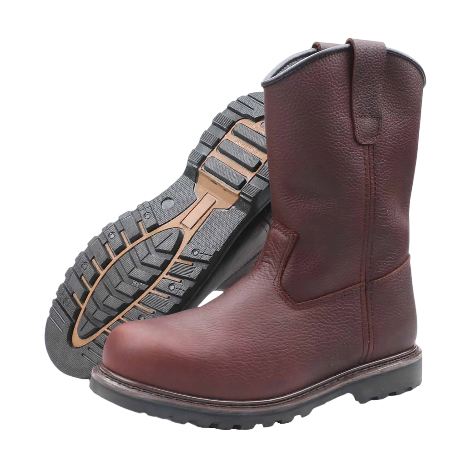 Goodyear welt противоскользящая нескользящая резиновая подошва со стальным носком Рабочая защитная обувь