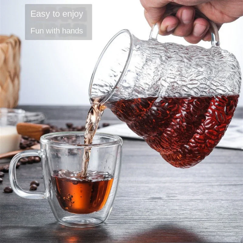 Heat resistant borosilicate glass coffee pot pour over cold  brew coffee maker/dripper