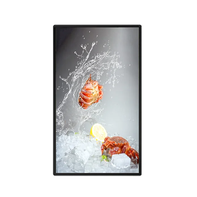 65 дюймов LCD Digital Signage дисплей-автоматическое воспроизведение интеллектуальный Разделенный экран таймер CMS публикации USB/WiFi порт плеер