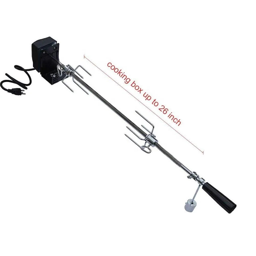 Electric  BBQ Rotisserie Kit Universal Spit Rod Plus Motor for BBQ Grill BBQ Accessories