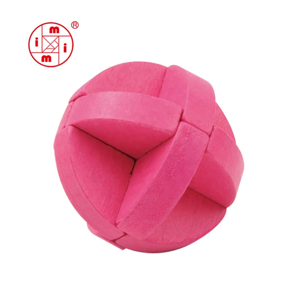 Head Broken Games Barin Twist Angular Cherry Wood Puzzle For Kids