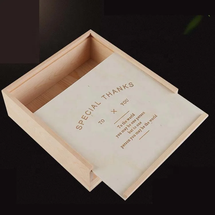 Wholesale Jenga Luxury Chocolate Wooden Dvd Box