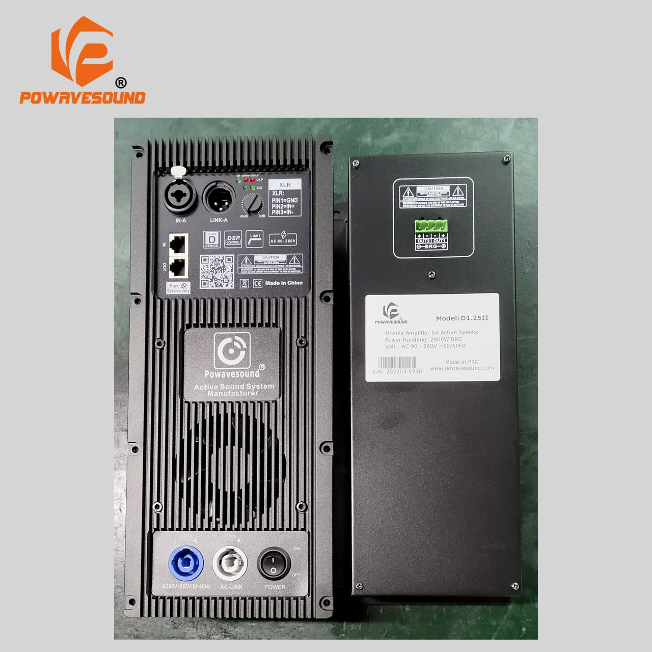 Subwoofer amplifier board D class  built in dsp 3000W speaker module amplifier for indoor outdoor subwoofer speaker