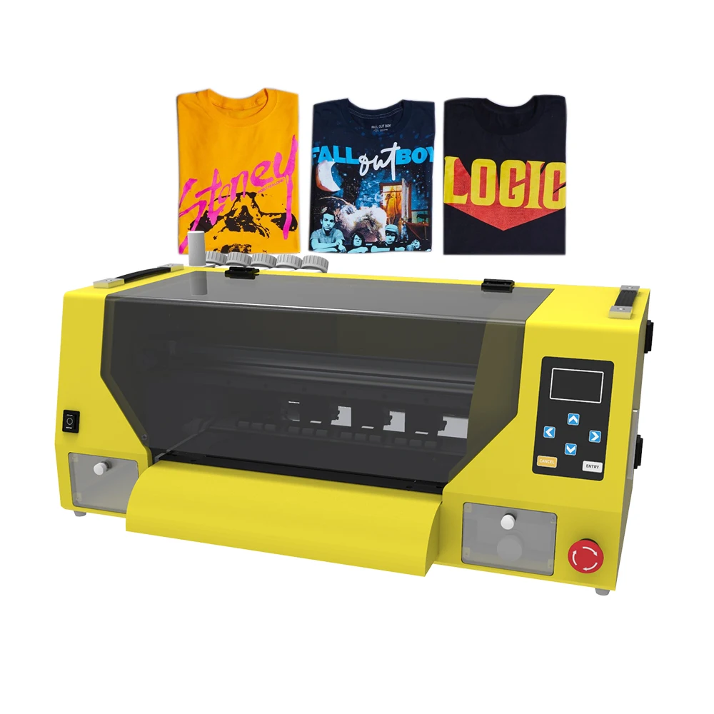 Metal Desktop Multifunction Printer A3 30CM DTF Dual Printhead Inkjet Garment Graphic Thermal Transfer