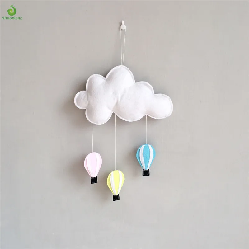 
Clouds And Hot Air Balloon Kids Room Home Wall Hanging Decor Clouds Wall Art Ornaments Kids Room Tapestry Decoration Birthday 