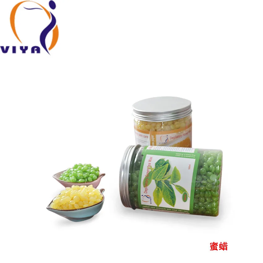 VY-503 Salon Use Depilatory Green Tea Wax Beans / Hair Remover Wax For sale