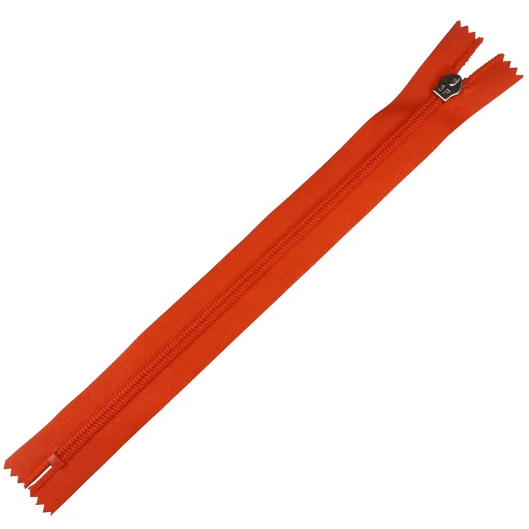 
Water Resistant #3 Nylon Waterproof zipper For sport garments without top and botoom stop 