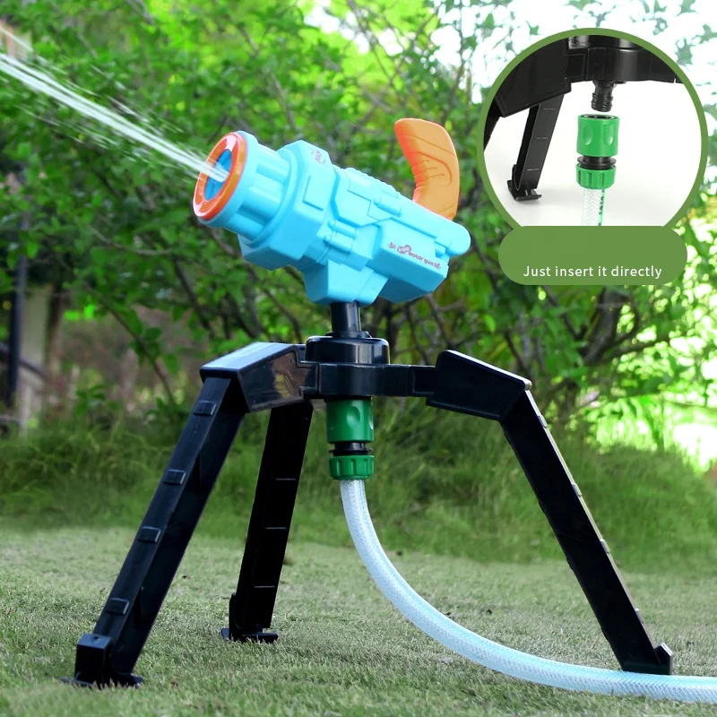 Garden Sprinkler Water Guns for Kids Super Gatling Squirt Gun Unlimited Water Capacity Summer Outdoor Water Fighting Pool Toy