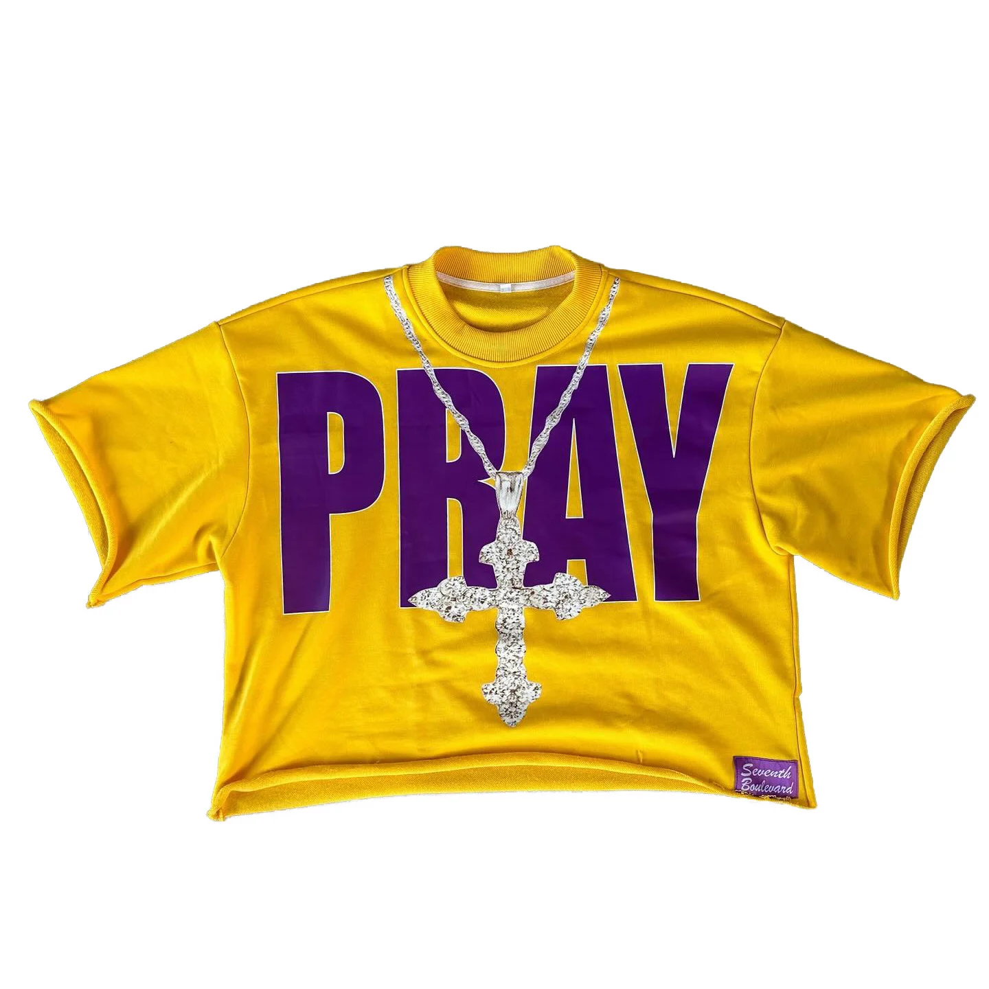 Custom Designer Drop Shoulder Screen Print Graphic Fashion Heavyweight Cotton Oversize Cropped Boxy T Shirt Men