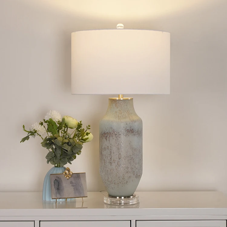 Оптовая продажа современные настольные лампы из витражного стекла в стиле ретро для украшения кровати гостинице ресторане