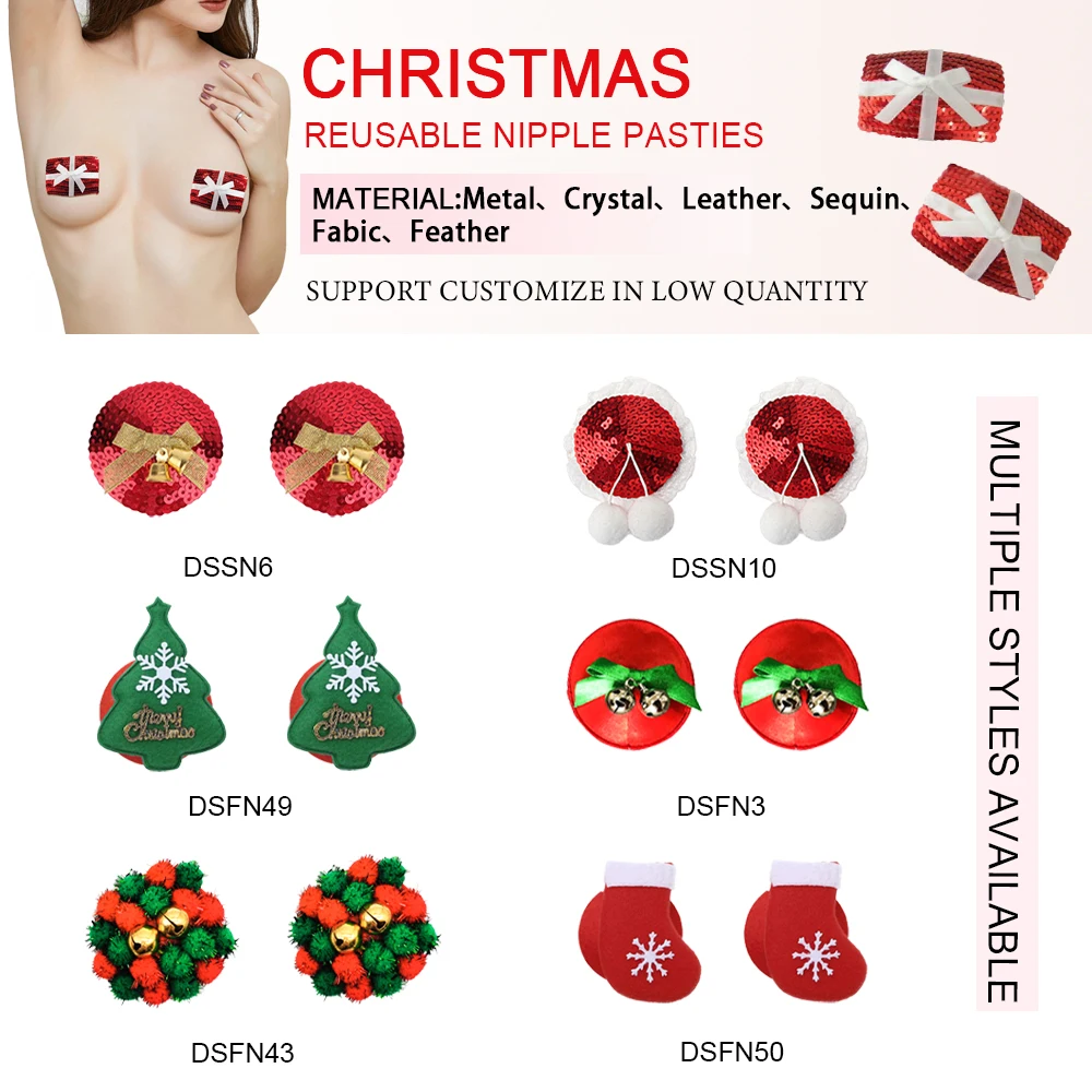 Medical Grade Adhesive Nipple Pasties Custom Intimate Sexy Nipple Pasties with Tassels