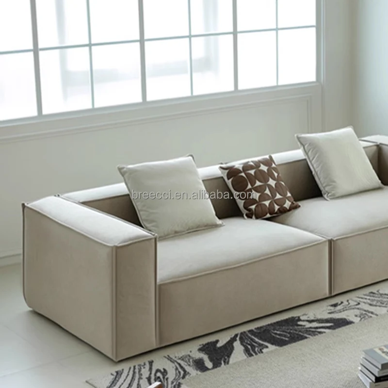 Fashion popular living room sofa fabric comfortable high-end affordable factory direct sales can be compressed sofa